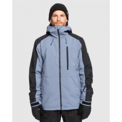 Quiksilver Mission Block Jkt (Flint Stone) - 2025 Quiksilver Mission Block Jkt (Flint Stone) - 2025